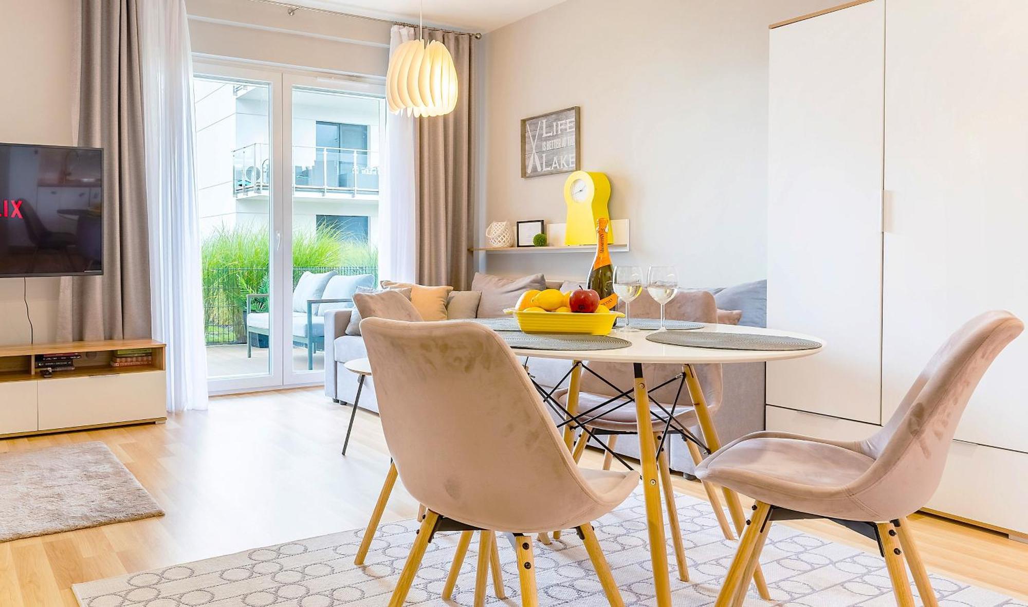 Marina Apartment - Przy Jeziorze, Taras, Tv55" Z Netflix I Prime, Parking Iława Exterior foto